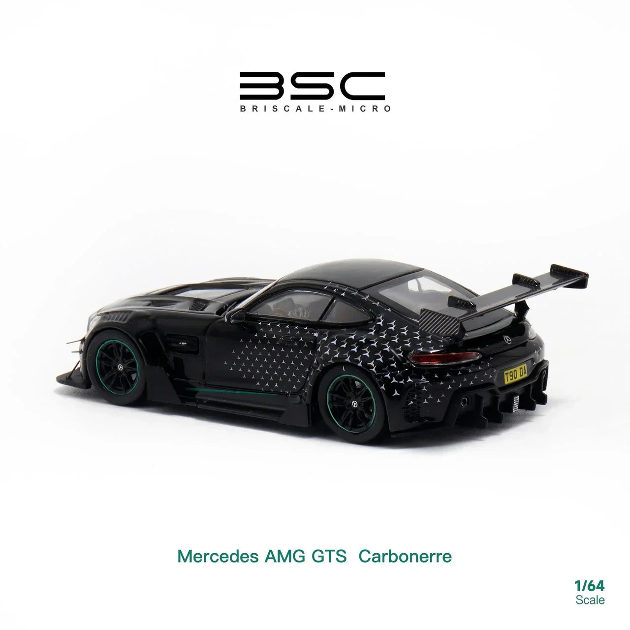 BSC 1:64 Scale Mercedes AMG GT-S Carbonerre Black – Premium