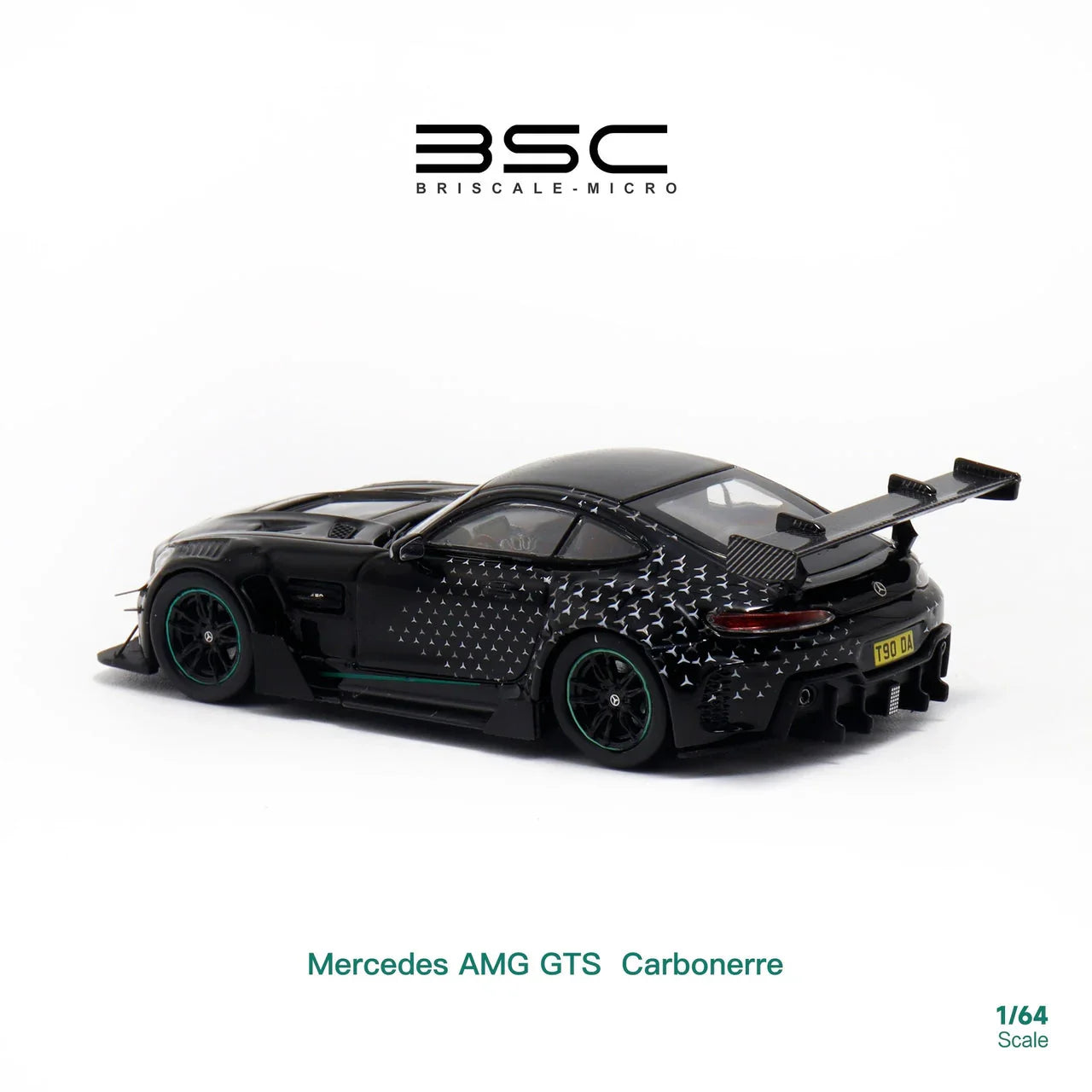 1/64 Scale BSC Mercedes AMG GT-S Carbonerre Black – Premium Diecast Car Model Collectible - Jaiman Toys