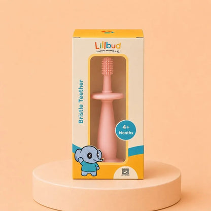 LiLLBUD Bristle Teether Pink