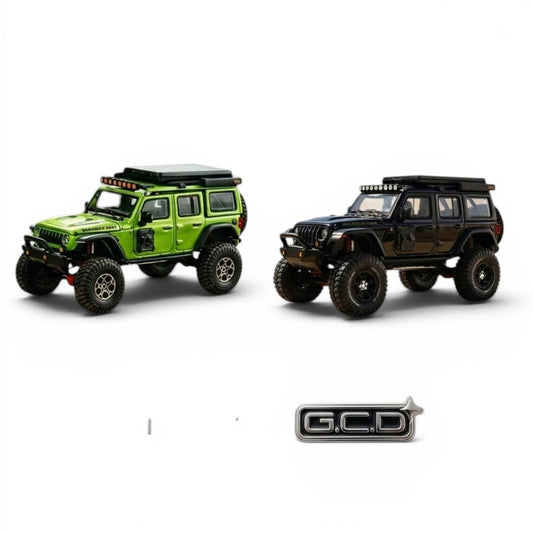 G.C.D 1:64 Jeep Wrangler LHD 2024 Diecast Model Car | Premium Off-Road Collectible | 2 Color Variants