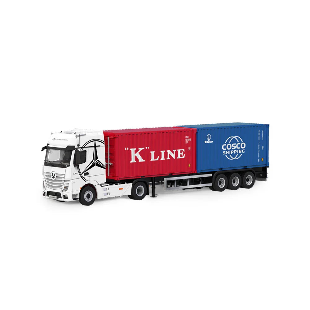 CC 1:64 Mercedes-Benz Actros Cargo Container Truck | Diecast Model Truck | 2 Colour Variants