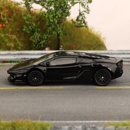 CCA Lamborghini Temerario 1:59 Scale Die-Cast Model Car S26-01 | Premium Black Lamborghini Supercar Miniature Collectible with Detailed Interior, Realistic Wheels & Display Box