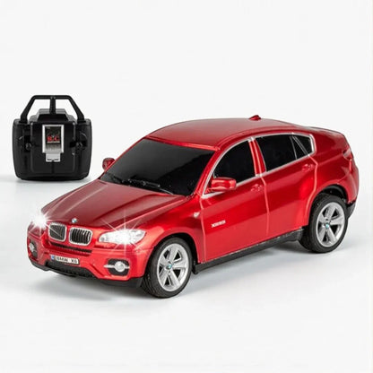 Guokai 1:14 BMW X6 Model Remote Control Car – Officially Licensed RC Supercar with 2.4GHz Control, Functional LED Lights & High-Speed Performance for Kids & Hobbyists