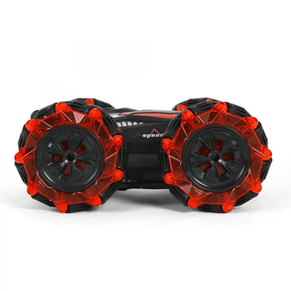 Hurricane Drift Stunt Car – Red | 360° Spins, Double-Sided Driving, Drifting Wheels & 2.4GHz Remote Control (Age 6+)