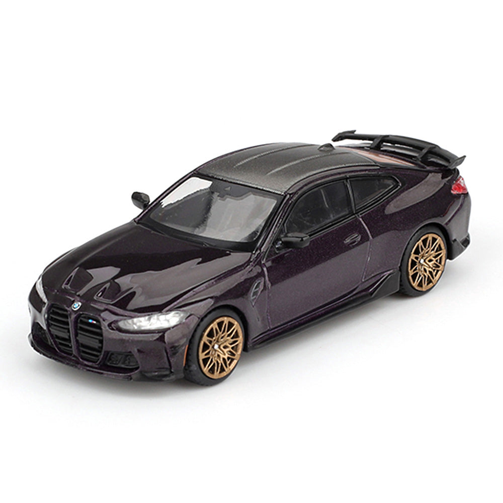 Mini GT 1:64 BMW M4 M Performance Daytona Violet Die-Cast Model Car | Premium BMW Collectible