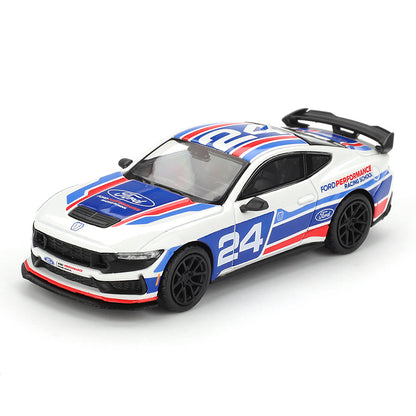 Mini GT 1:64 Ford Mustang Dark Horse #24 Ford Performance Racing School Diecast Model Car