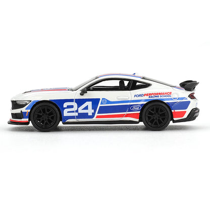 Mini GT 1:64 Ford Mustang Dark Horse #24 Ford Performance Racing School Diecast Model Car
