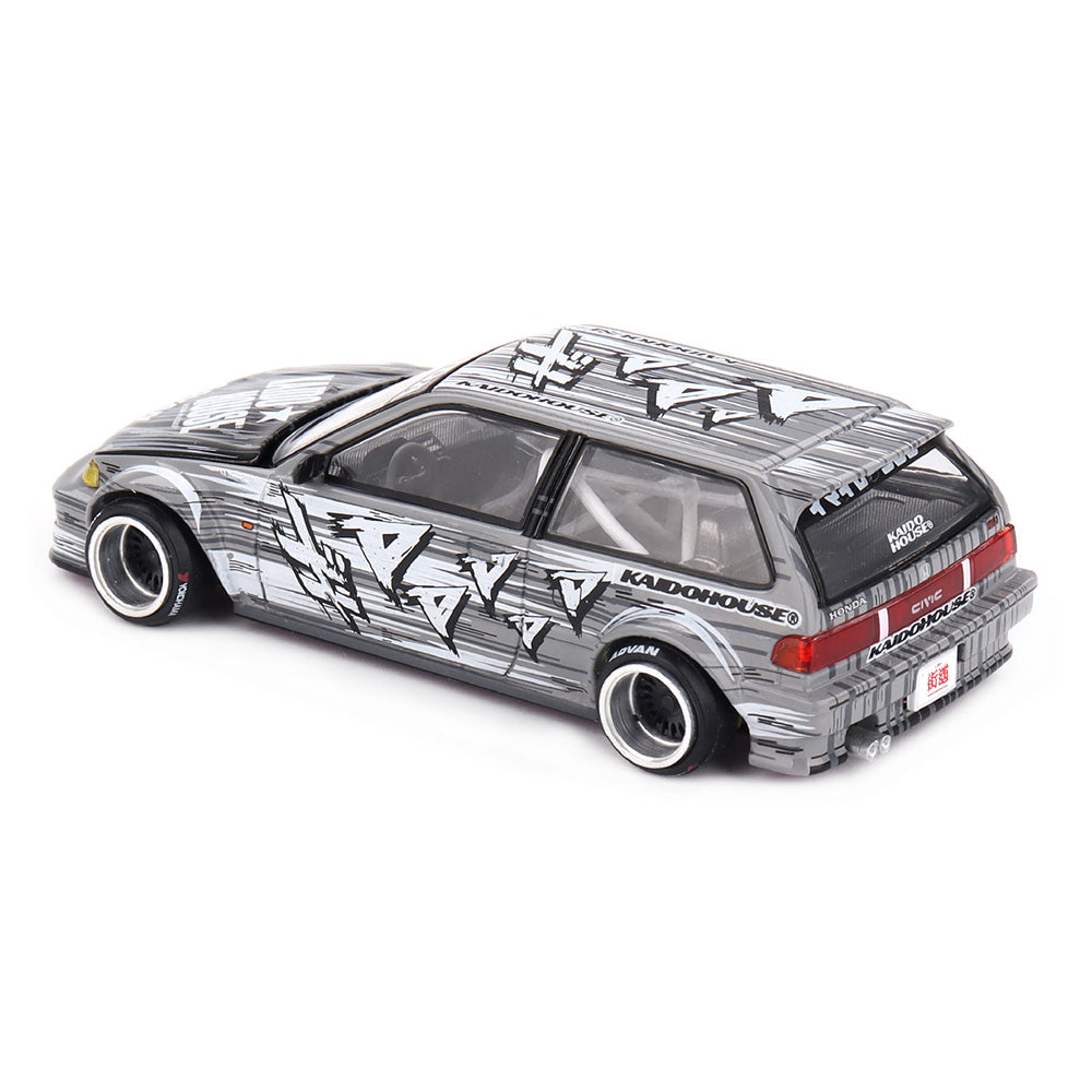 Kaido House Mini GT KHMG260 Honda Civic (EF) Manga V1 1:64 Diecast Model Car