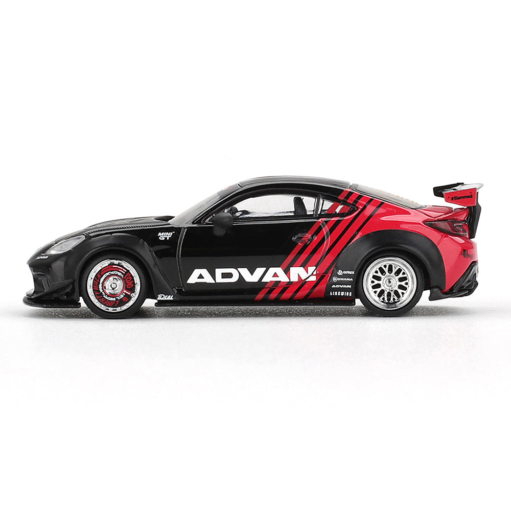 Mini GT 1:64 Toyota GR86 LB★Nation Advan Diecast Model Car