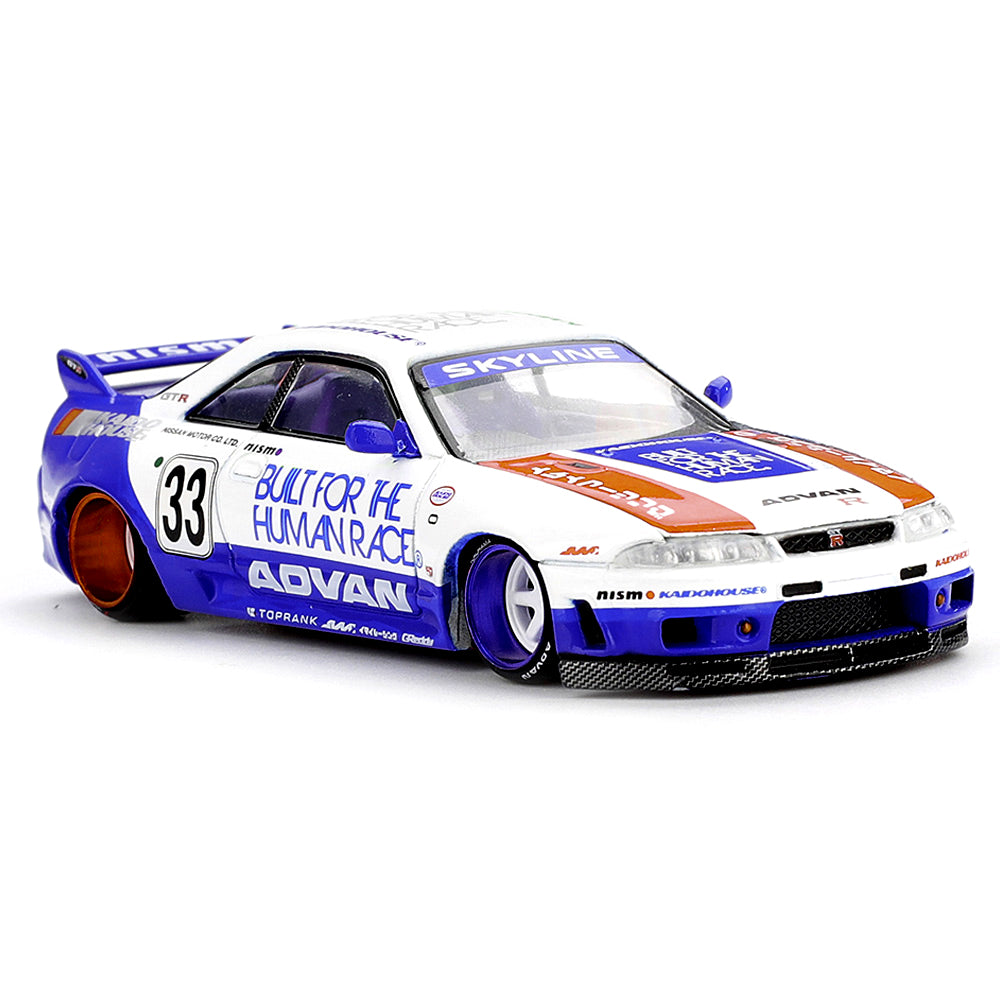 Kaido House Mini GT 1:64 Nissan Skyline GT-R (R33) BFTHR V1 #213 Diecast Model Car