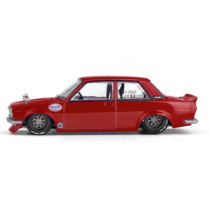 Kaido House x MINI GT 1:64 Nissan Datsun 510 Street NISMO V3 Red Diecast Model Car | Limited Edition KHMG229