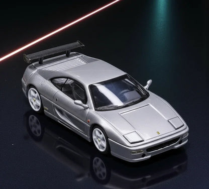 Classic Lover F355 Silver 1:64 Scale Diecast Car Model – Collector’s Edition