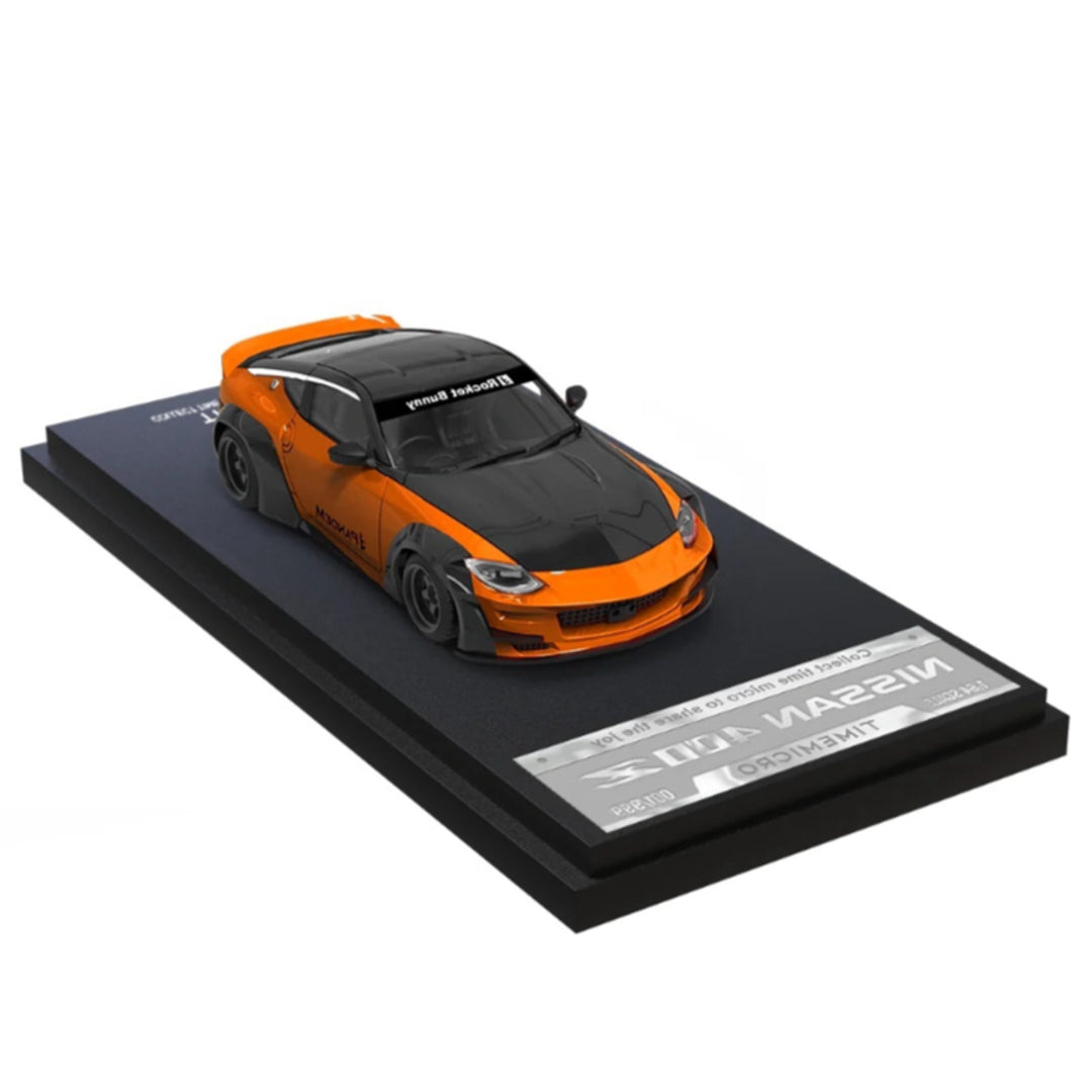 Time Micro 1:64 Nissan 400Z Metallic /Black/Orange – Rocket Bunny Pandem