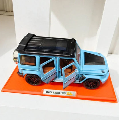 Joy Junction 1:24 TURBO VB SUV Die-Cast Car Model – Blue | Openable Doors, Lights, Sound & Pull-Back Action (JJ270) - Jaiman Toys