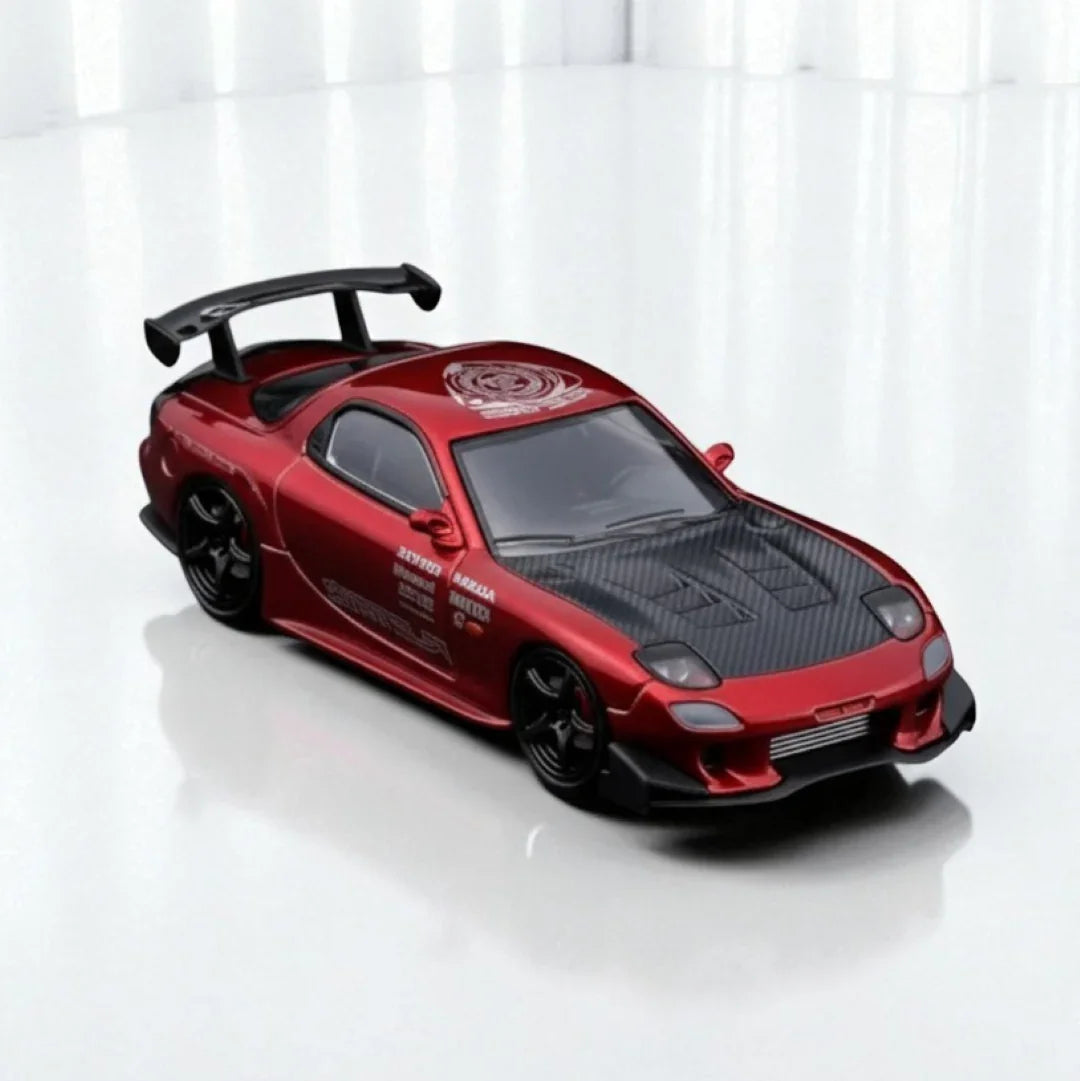 MAZDA RX-7 BSC 1:64 Red Diecast Car Model - Jaiman Toys