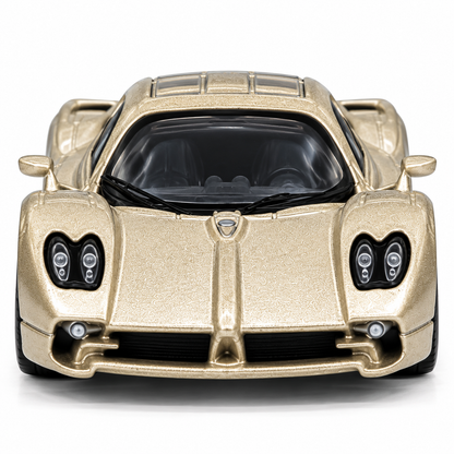 Welly 1:64 Pagani Utopia Light Gold Die-Cast Metal Model Car