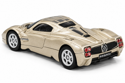 Welly 1:64 Pagani Utopia Light Gold Die-Cast Metal Model Car