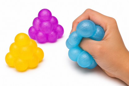 Bubble Cluster Squishy Stress Relief Toy – Soft Sensory Squeeze Fidget Ball, 1 Pc Random Colour