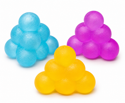 Bubble Cluster Squishy Stress Relief Toy – Soft Sensory Squeeze Fidget Ball, 1 Pc Random Colour