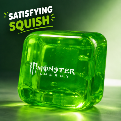 NeeDoh Nice Cube Monster Energy Super Squishy Sensory Fidget Toy – Green