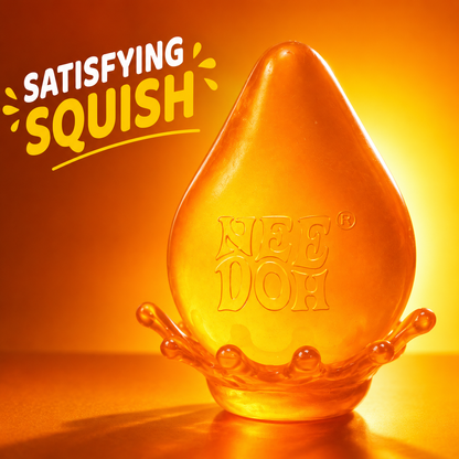 NeeDoh Fanta Super Solid Squish Sensory Fidget Toy – Orange