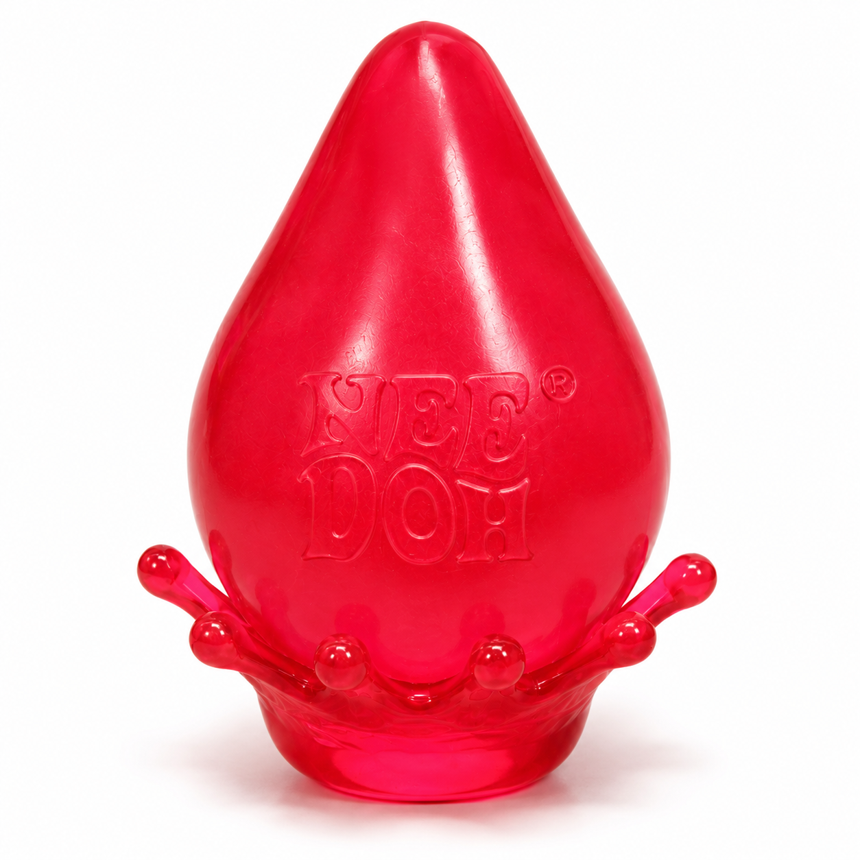 NeeDoh Dr Pepper Super Solid Squish Sensory Fidget Toy – Red