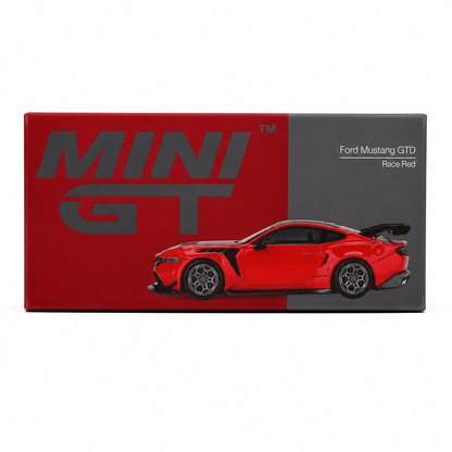 MINI GT 1:64 Scale Ford Mustang GTD Race Red Die-Cast Model Car