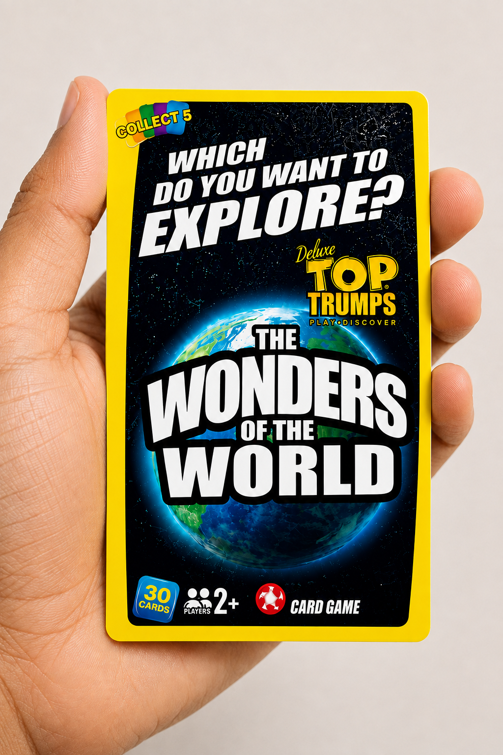 Top Trumps Deluxe Wonders of the World Card Game – 30 Educational Collectible Cards | Rare 2015 Discontinued Edition