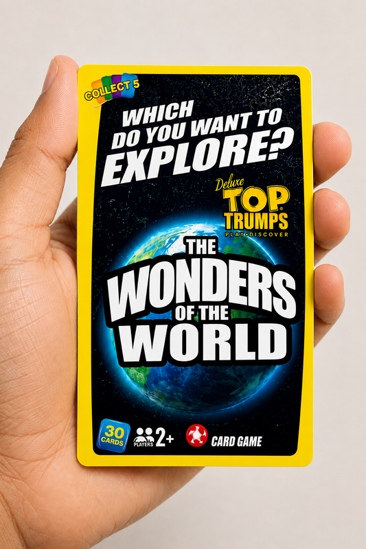 Top Trumps Deluxe Wonders of the World Card Game – 30 Educational Collectible Cards | Rare 2015 Discontinued Edition
