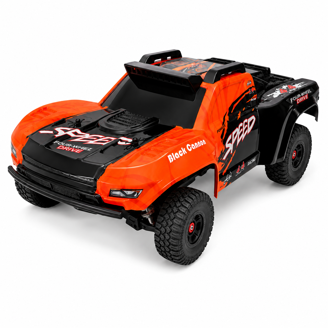 RC Off-Road Monster Truck 1:8 Scale 4WD with 2.4GHz Full Proportional Remote Control | High-Speed Short Course Racing Car, Independent Suspension & Rugged All-Terrain Tires for Adults