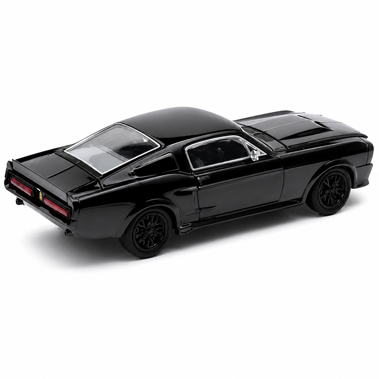 POP RACE 1:64 Shelby Mustang GT500 Dark Chrome Series 004 Die-Cast Model Car