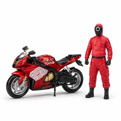 MoreArt 1:64 M-229 Suzuki Masked Soldier Motorcycle & Figure Set