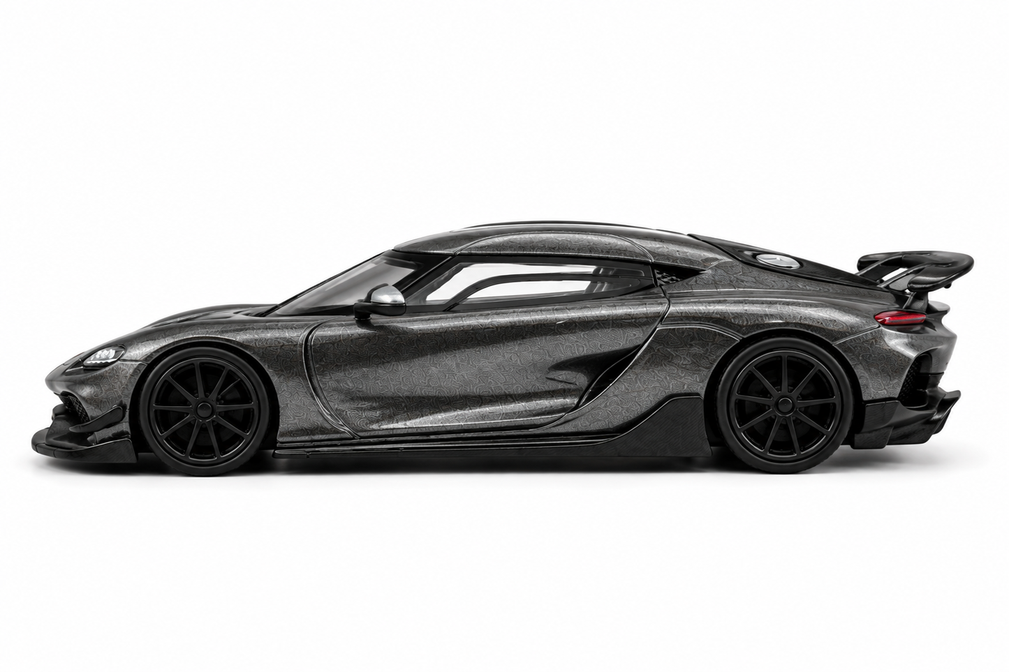 Tarmac 1:64 Works Koenigsegg Gemera Die-Cast Model Car – Metallic Grey