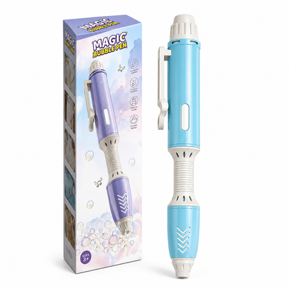 Magic Bubble Pen Rechargeable Bubble Maker Toy for Kids with LED Light, Bubble Solution, Battery & USB Charging Cable – 47 cm, Pack of 1
