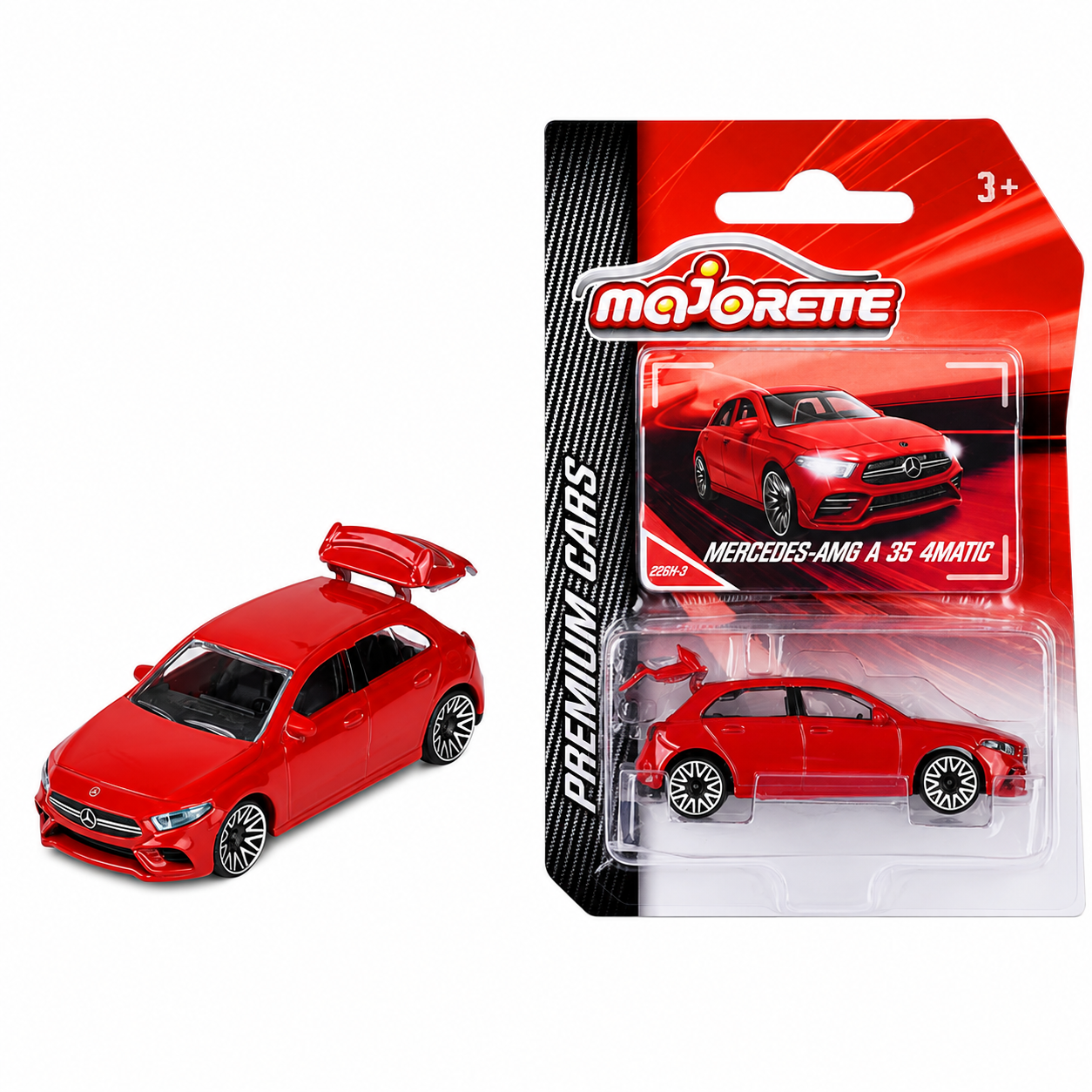 Majorette Premium Cars Mercedes-AMG A 35 4MATIC Red Die-Cast Model Car