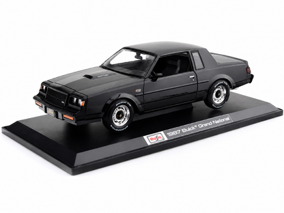 Maisto 1:18 Scale 1987 Buick Grand National Black Special Edition Diecast Collectible Car