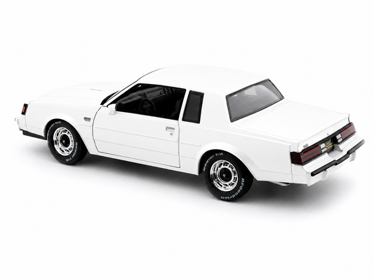 Maisto 1:18 Scale 1987 Buick Grand National White Special Collection Diecast Model Car