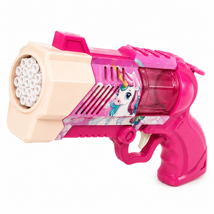 Automatic Unicorn Bubble Gun with Music & Colourful Lights for Kids 3+ Years