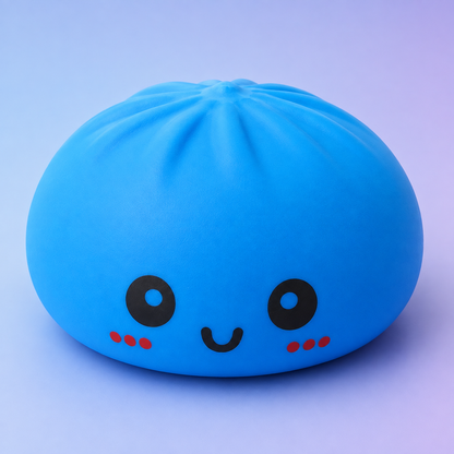 Jumbo Dumpling 15cm Squishy Fidget Toy in Bamboo-Style Mystery Box | One Random Colour Supplied, Pack of 1