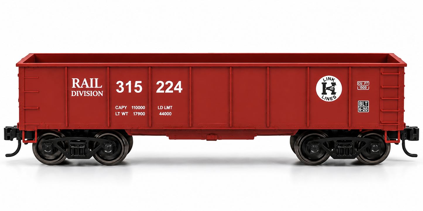 HANFIY 95015 HO 1:87 Freight Train Model 3-Car Set | Reefer, Gondola & Box Car