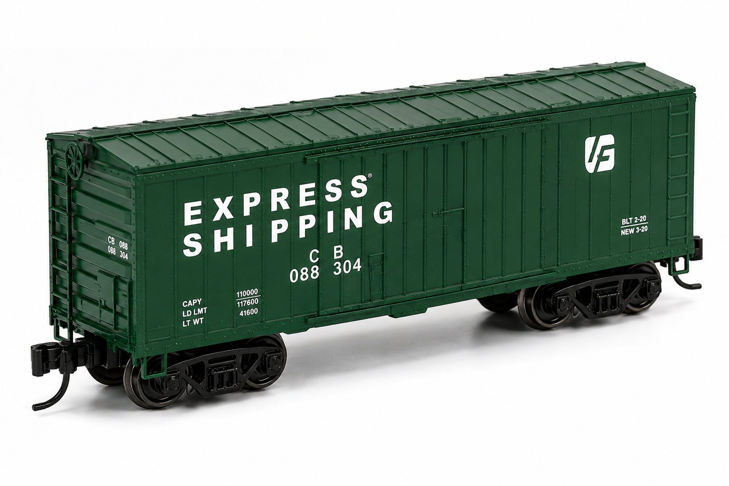 HANFIY 95015 HO 1:87 Freight Train Model 3-Car Set | Reefer, Gondola & Box Car