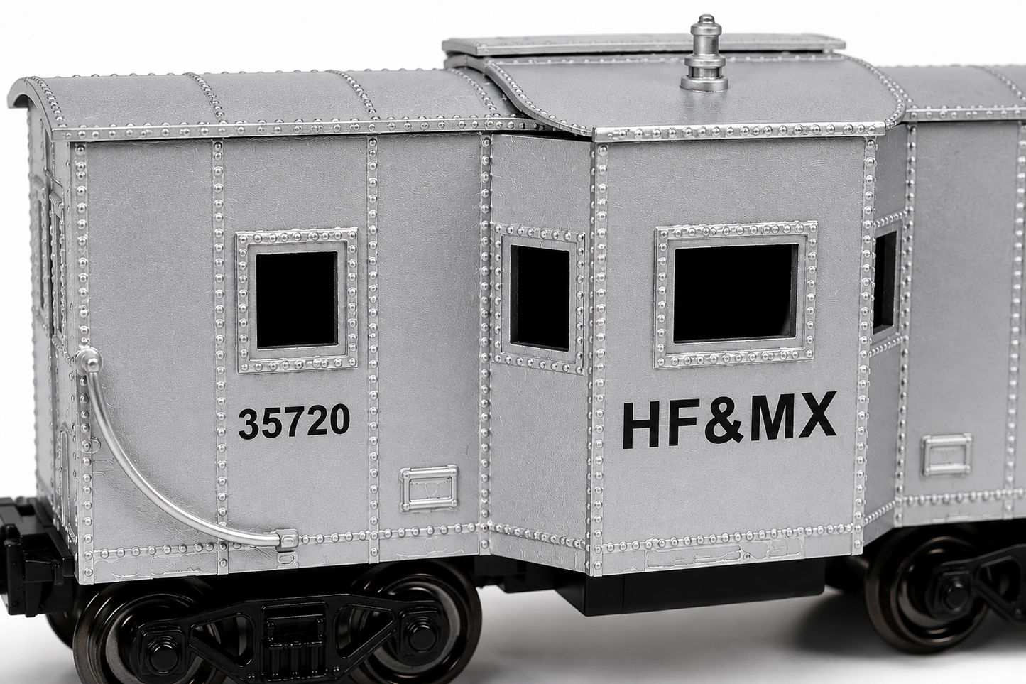 HANFIY 98570 HO 1:87 HF&MX Silver Railroad Car Model | 35720 Railway Coach