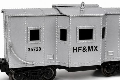 HANFIY 98570 HO 1:87 HF&MX Silver Railroad Car Model | 35720 Railway Coach