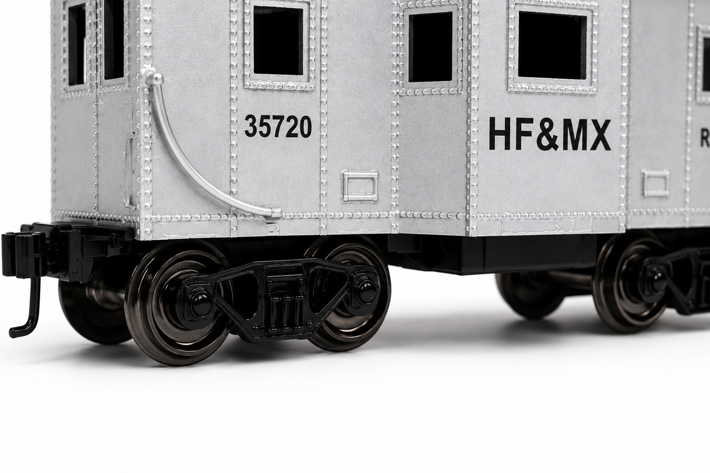 HANFIY 98570 HO 1:87 HF&MX Silver Railroad Car Model | 35720 Railway Coach