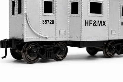 HANFIY 98570 HO 1:87 HF&MX Silver Railroad Car Model | 35720 Railway Coach