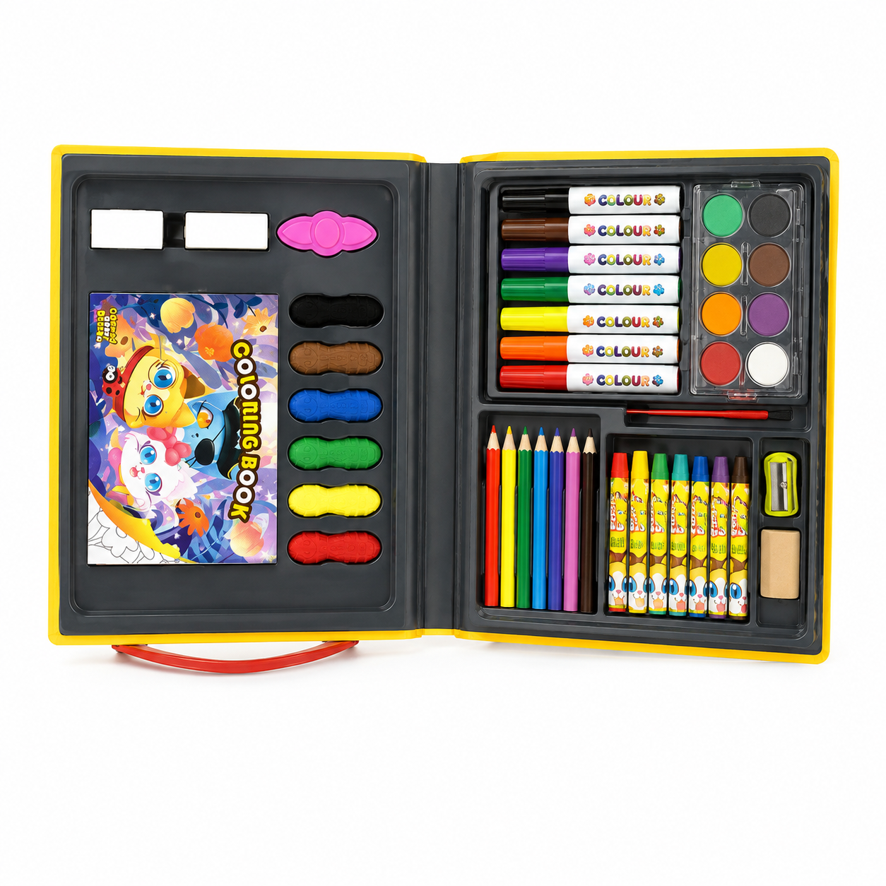 Comic World 67 PCS Kids Drawing & Coloring Set