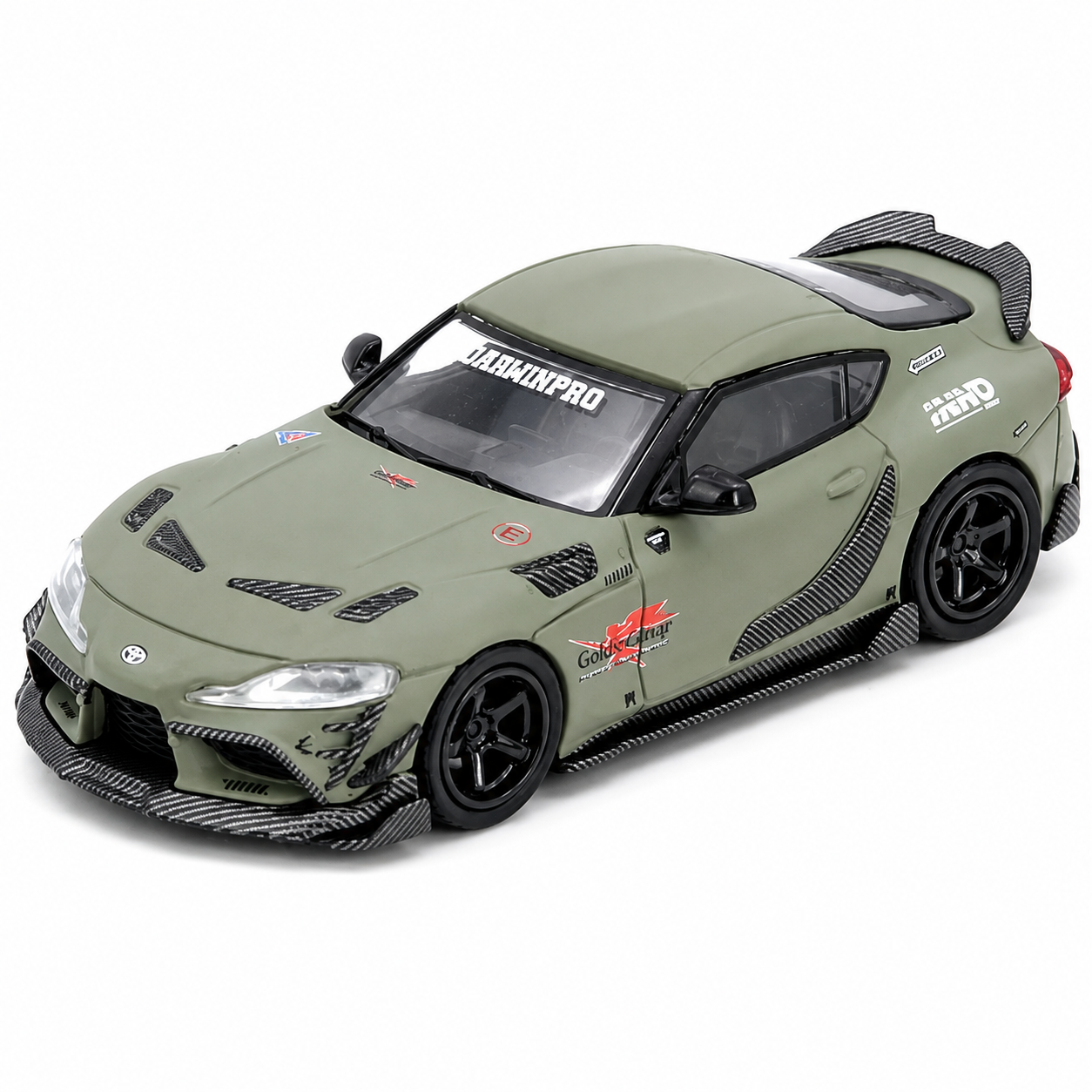 INNO64 Toyota Supra A90 DarwinPRO 1:64 Die-Cast Model – Matt Green