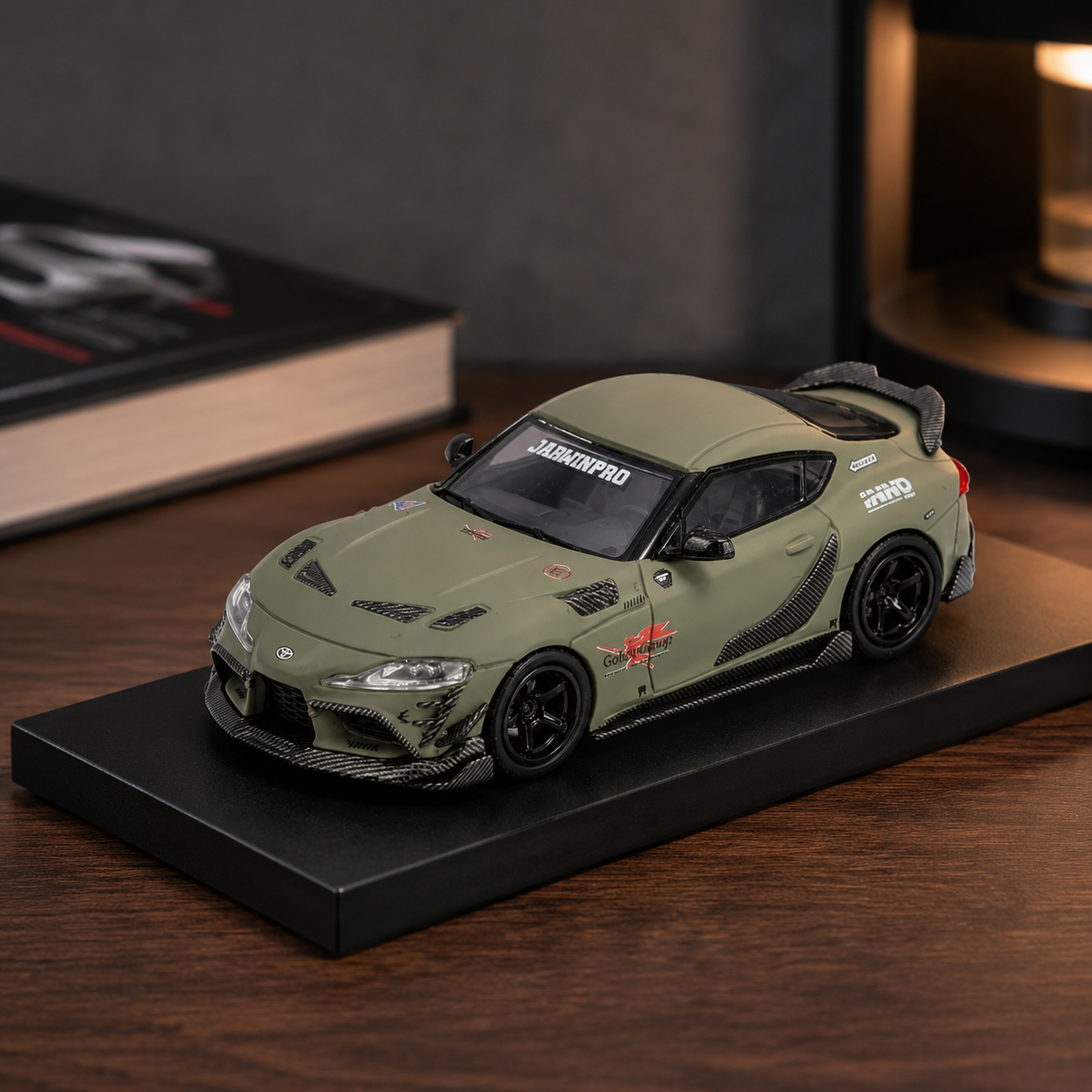 INNO64 Toyota Supra A90 DarwinPRO 1:64 Die-Cast Model – Matt Green