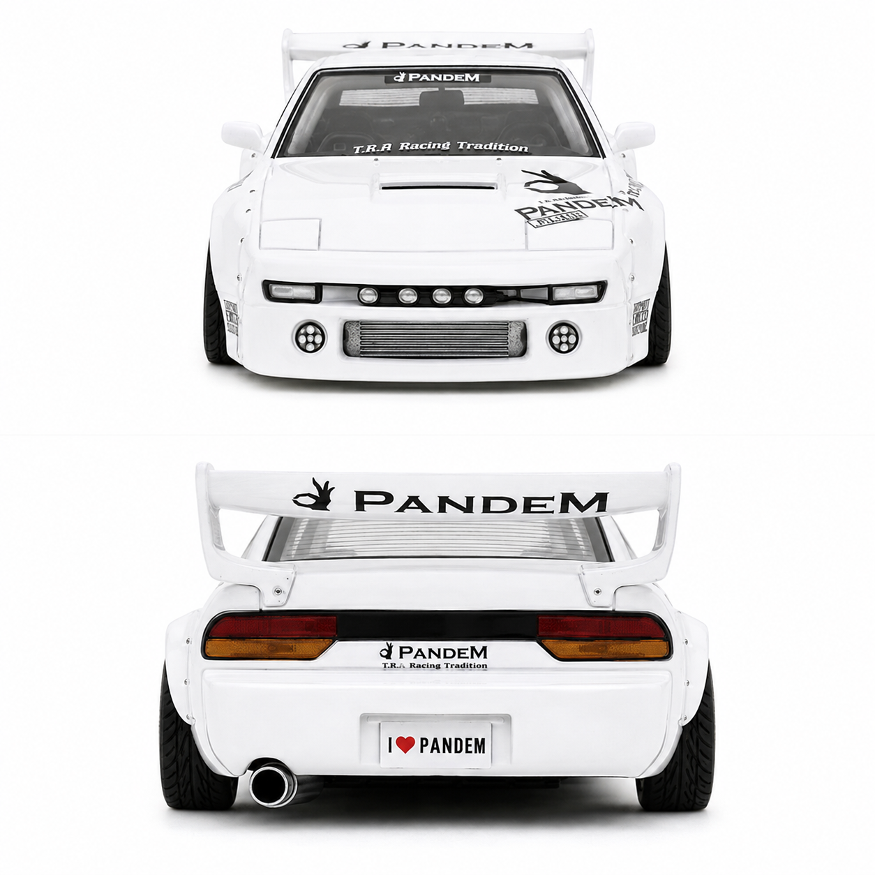 INNO64 Mazda RX-7 FC3S Pandem Aero 1:64 Die-Cast Car – White