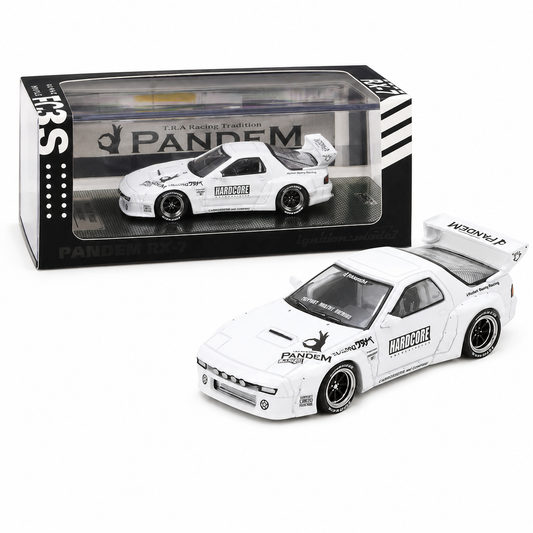 INNO64 Mazda RX-7 FC3S Pandem Aero 1:64 Die-Cast Car – White